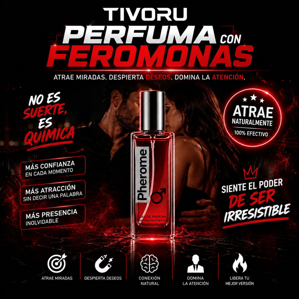 Pheromen Perfume de Atracción Masculina